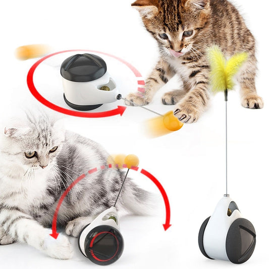 BALLE ROTATIVE AVEC HERBE À CHAT